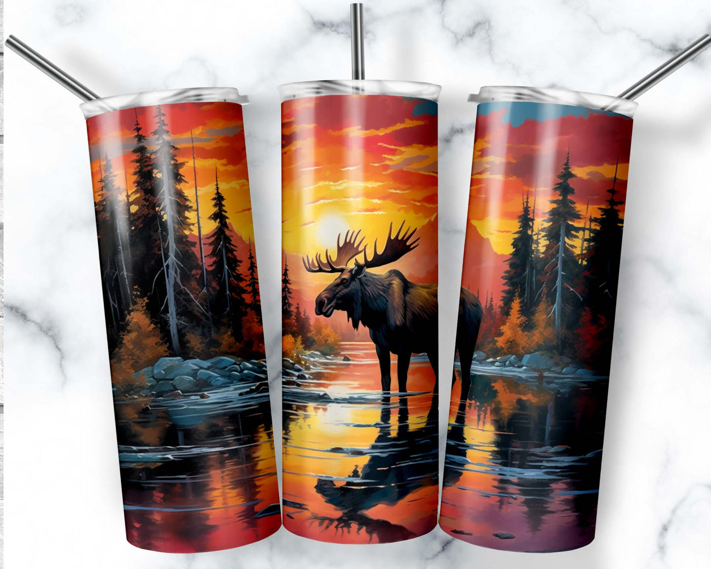moose sunset