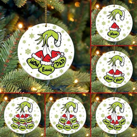 grinch Christmas ornament