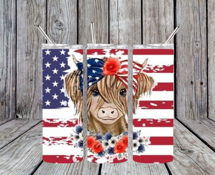 patriotic cow