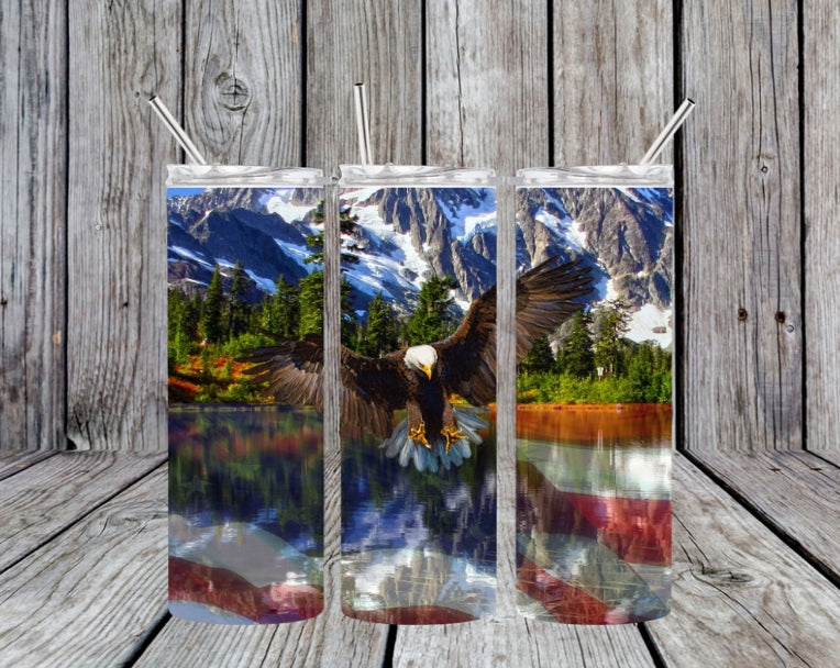 EAGLE OVER WATER