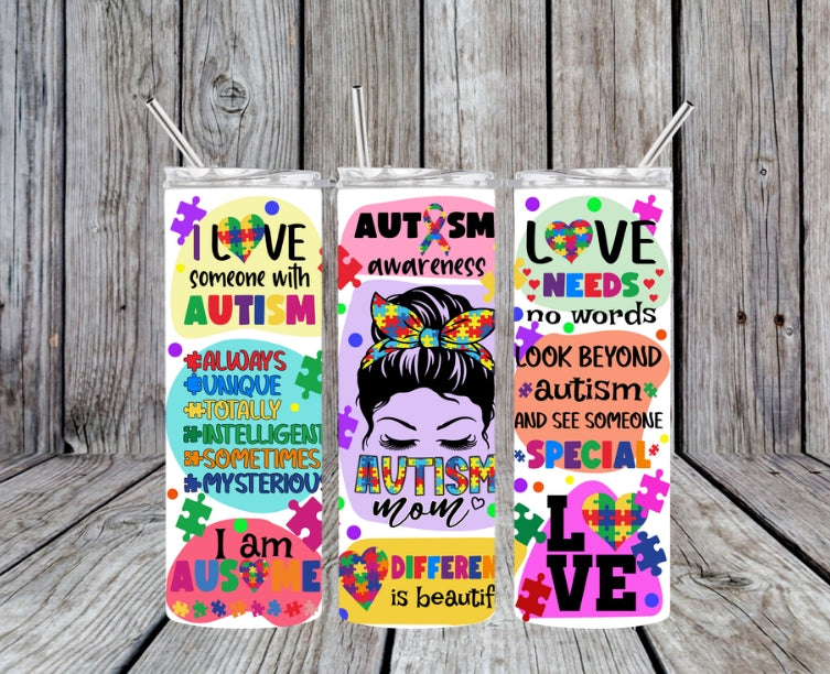 autism mom tumbler