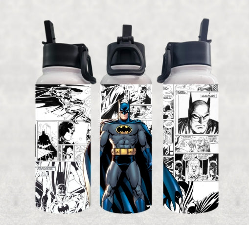 bat man 32 oz water bottle