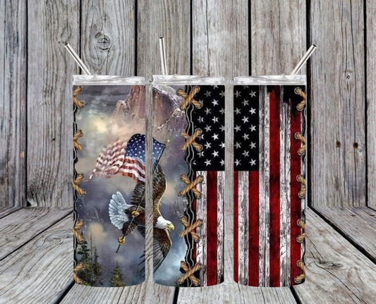 EAGLE WITH FLAG
