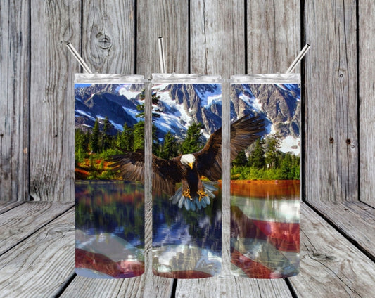 EAGLE OVER WATER