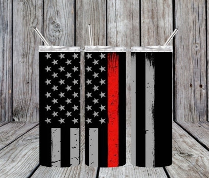 fire flag 20 oz tumbler